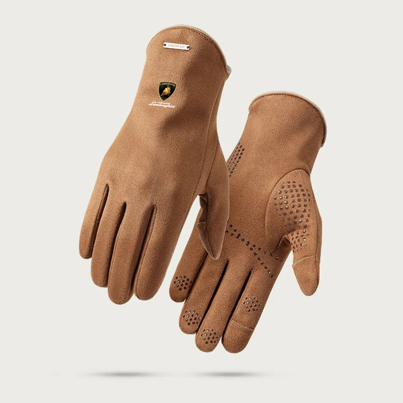 StickerWarm Driving Motorcycle Riding Anti-slip Flip Cover Gloves For Lamborghini LP570 LP610 Urus LP700 LP770 GallardoAventador
