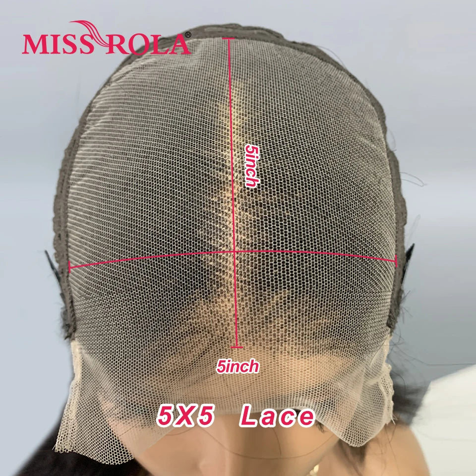 Miss Rola 12A Remy 5X5＆13X4 Bouncy Curly Pixie Cut Lace Front Human Hair Wigs Transparent Lace Brazilian Hair Wig 99J Highlight