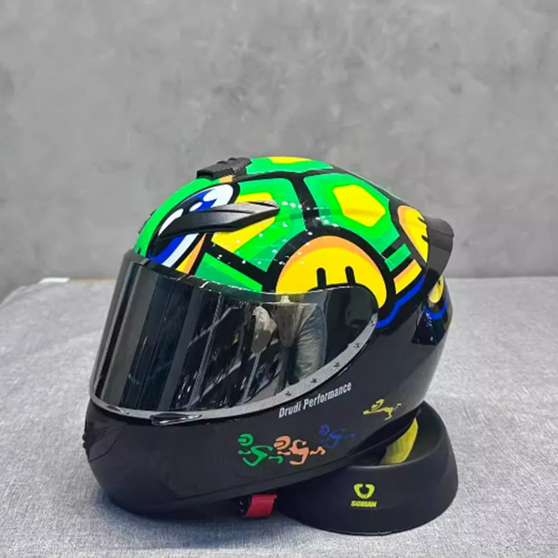 Ultra Durable Touring Full Face Motorcycle Helmet with Soft Lining Designed for Long Rides Comfortable and Reduced Wind Noise