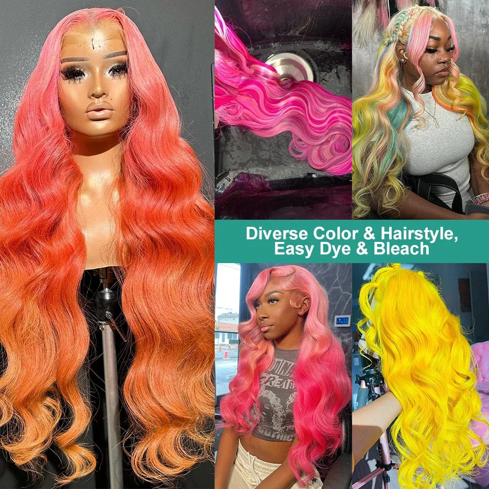 Addictive 40 Inch 250 Density 613 Human Hair Wig 13x6 Hd Lace Frontal Wig Body Wave Lace Front Wigs Honey Blonde Human hair Wig