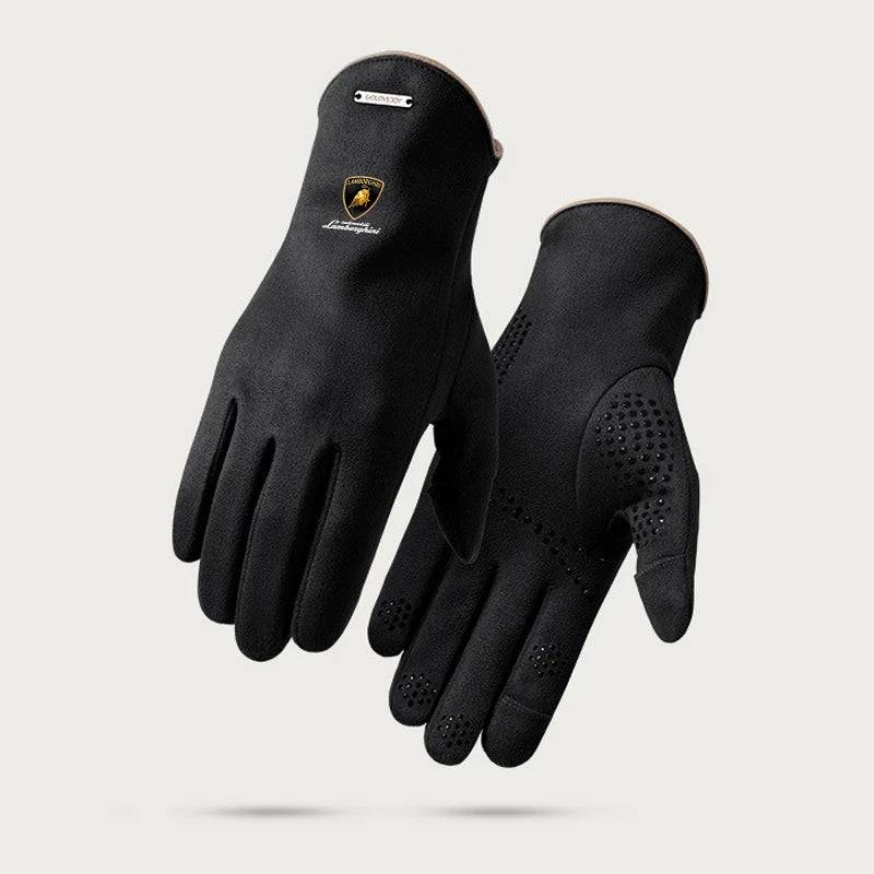 StickerWarm Driving Motorcycle Riding Anti-slip Flip Cover Gloves For Lamborghini LP570 LP610 Urus LP700 LP770 GallardoAventador