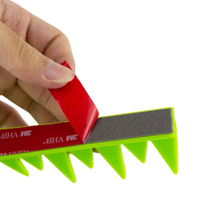 Universal Rubber Dirt Biker Motocross Mohawk Biker Helmet Mohawks Spikes Motorcycle Helmet Mohawk Sticker Decoration Accessories