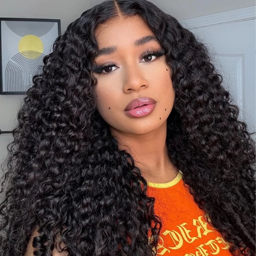 220 Density Hd Lace Wig 13x4 Human Hair Burmese Curly Hair Wig Pre Plucked Brazilian 16A Burmese Virgin Human Hair Wig For Women