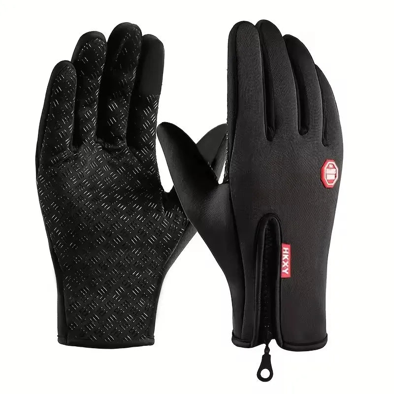 Winter Gloves For MenWomen Touchscreen Warm Outdoor Cycling Driving Motorcycle Fingerprint Cold Gloves Windproof Non Slip Gloves