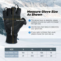 Goture Winter Fishing Gloves Windproof Water Proof Keep Warm Filp Gloves Waterproof Outdoor Bike Skiing Motorcycle Riding Gloves