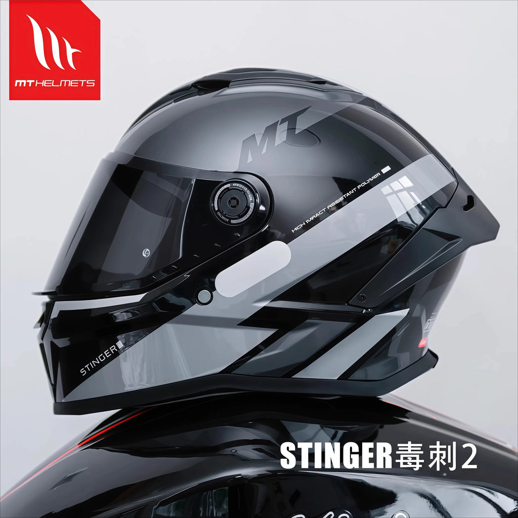 2025 MT Stinger 2 Motorcycle Helmet Full Face Dual Lens Helmet ECE DOT Certification Men Off-road Racing Casco Para Moto