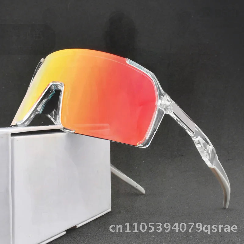 TR90 Sports Riding Glasses Interchangeable Lenses Motorcycle Goggles Unisex Outdoor Riding Sunglasses Windproof Dazzling Colors