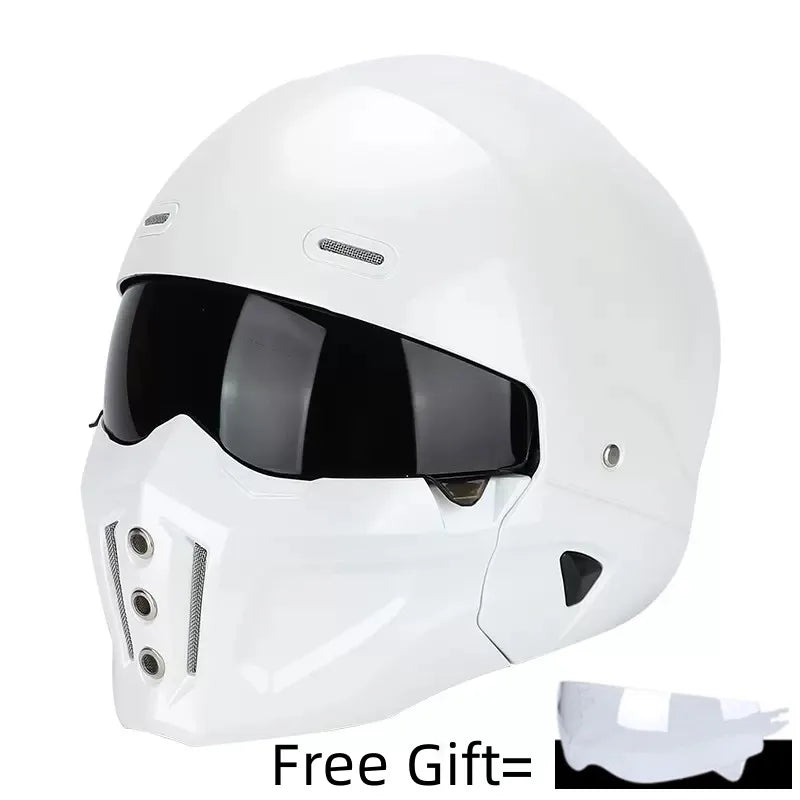 2026 New Scorpion Casco Retro Motorcycle Cascos Moto Locomotive Personality Multi-purpose Combination DOT Half Helmet