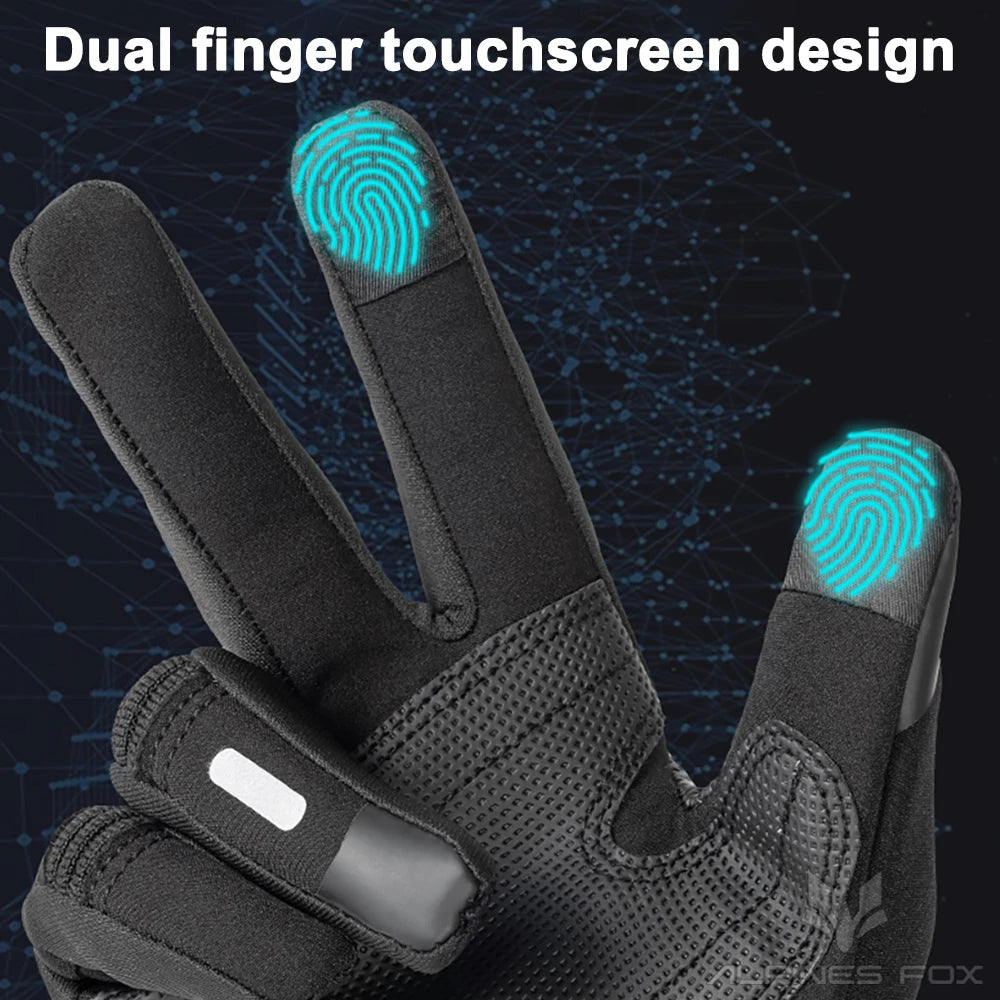 Spring Autumn New Motorcycle Gloves Windproof Motocross Riding Gloves Men Women Full Finger Touch Screen Moto Biker Glove