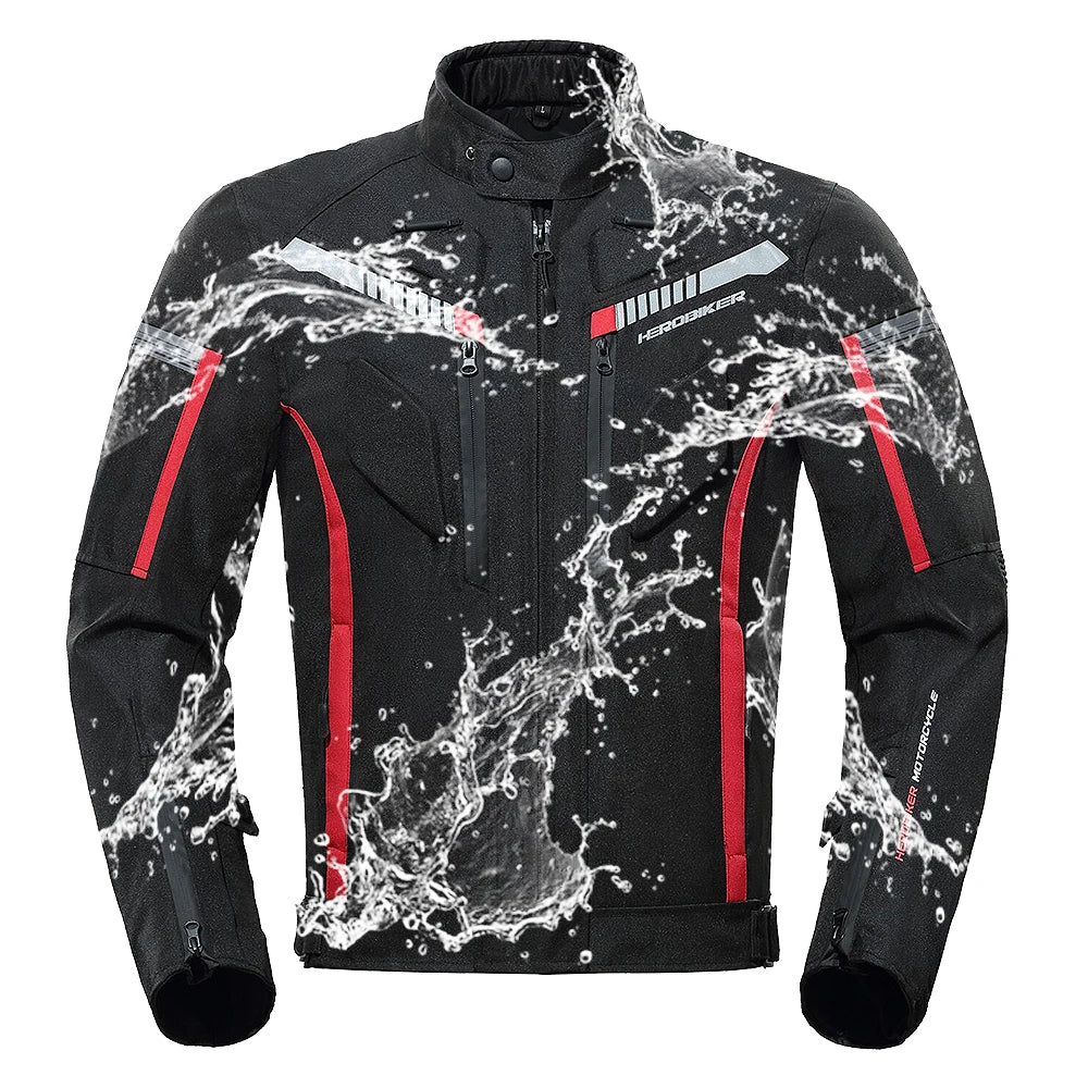 Waterproof Motorcycle Jacket Man Riding Racing Jacket Motocross Jacket Moto Pants Moto Protection With Removeable Linner