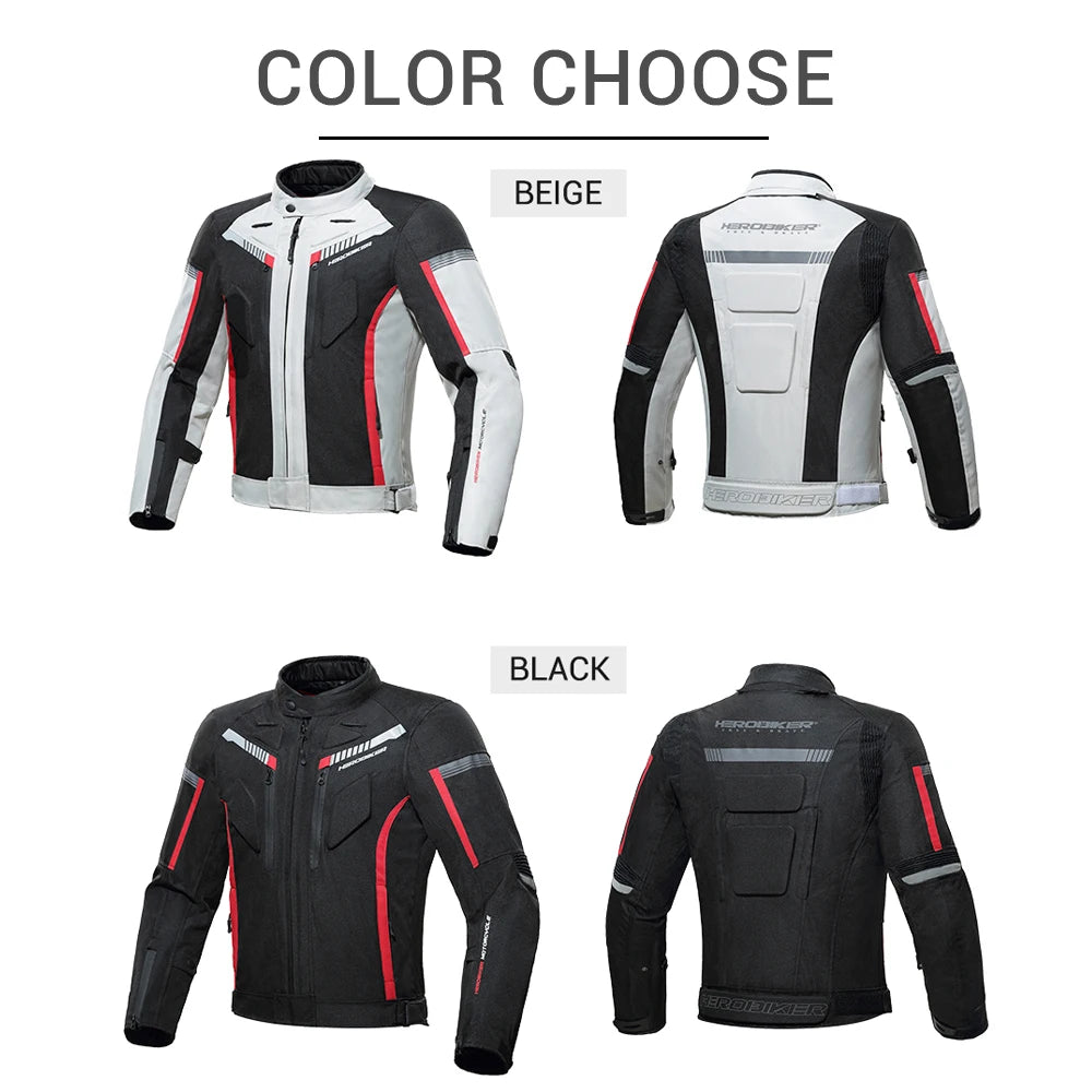 Waterproof Motorcycle Jacket Man Riding Racing Jacket Motocross Jacket Moto Pants Moto Protection With Removeable Linner