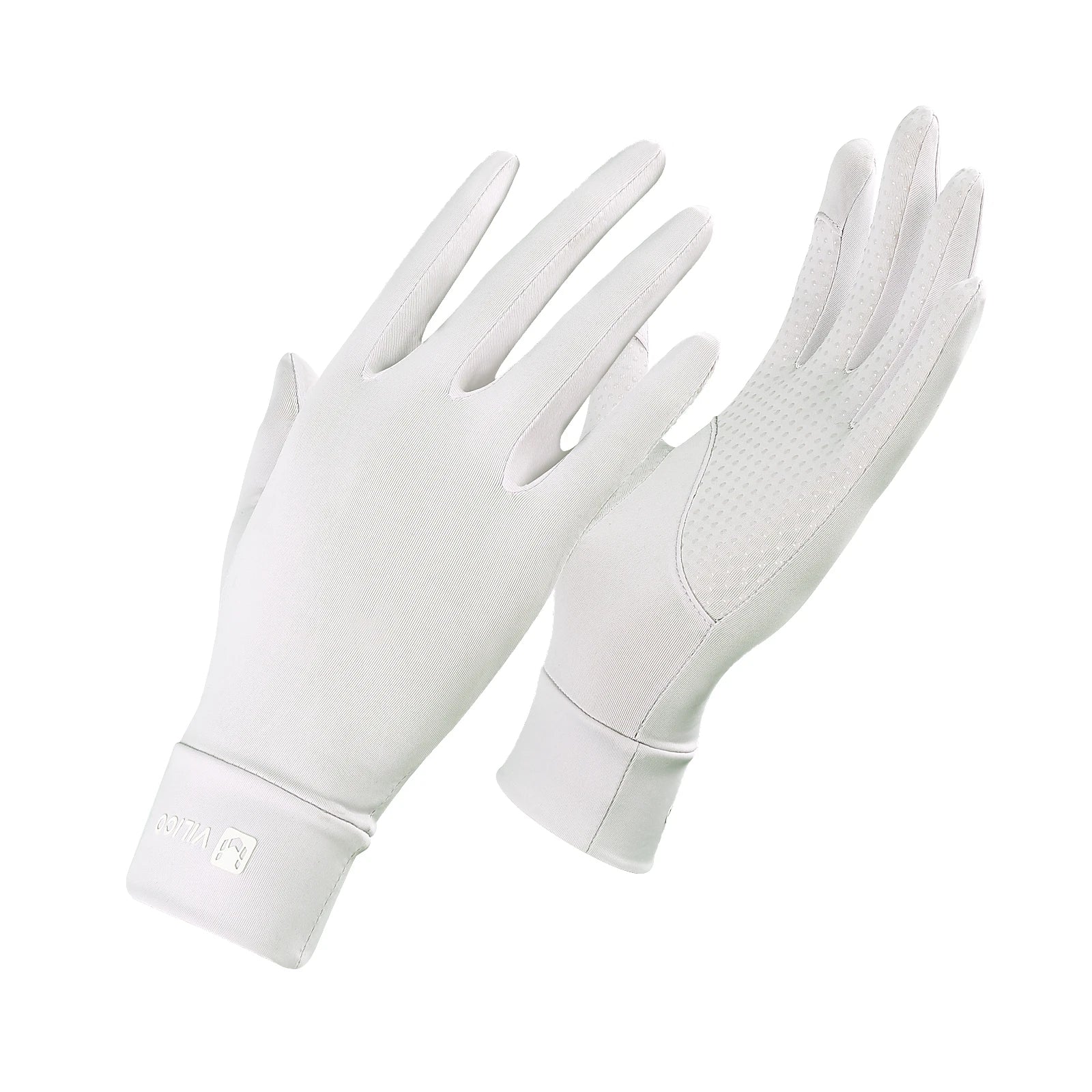Sunscreen gloves Thin Ice Silk Women's for Women and Men Driving Electric Motorcycles Fishing UV Protection, Anti Slip,ventilate