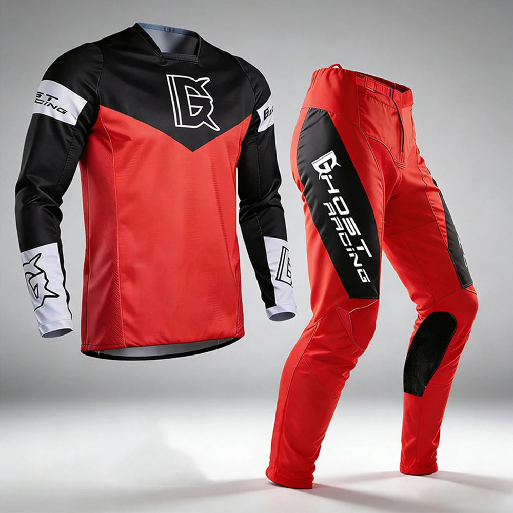 Summer Breathable Motorcycle Clothing Set Men Motocross Gear Set Top Off Road MX Combo Moto Jersey And Pant