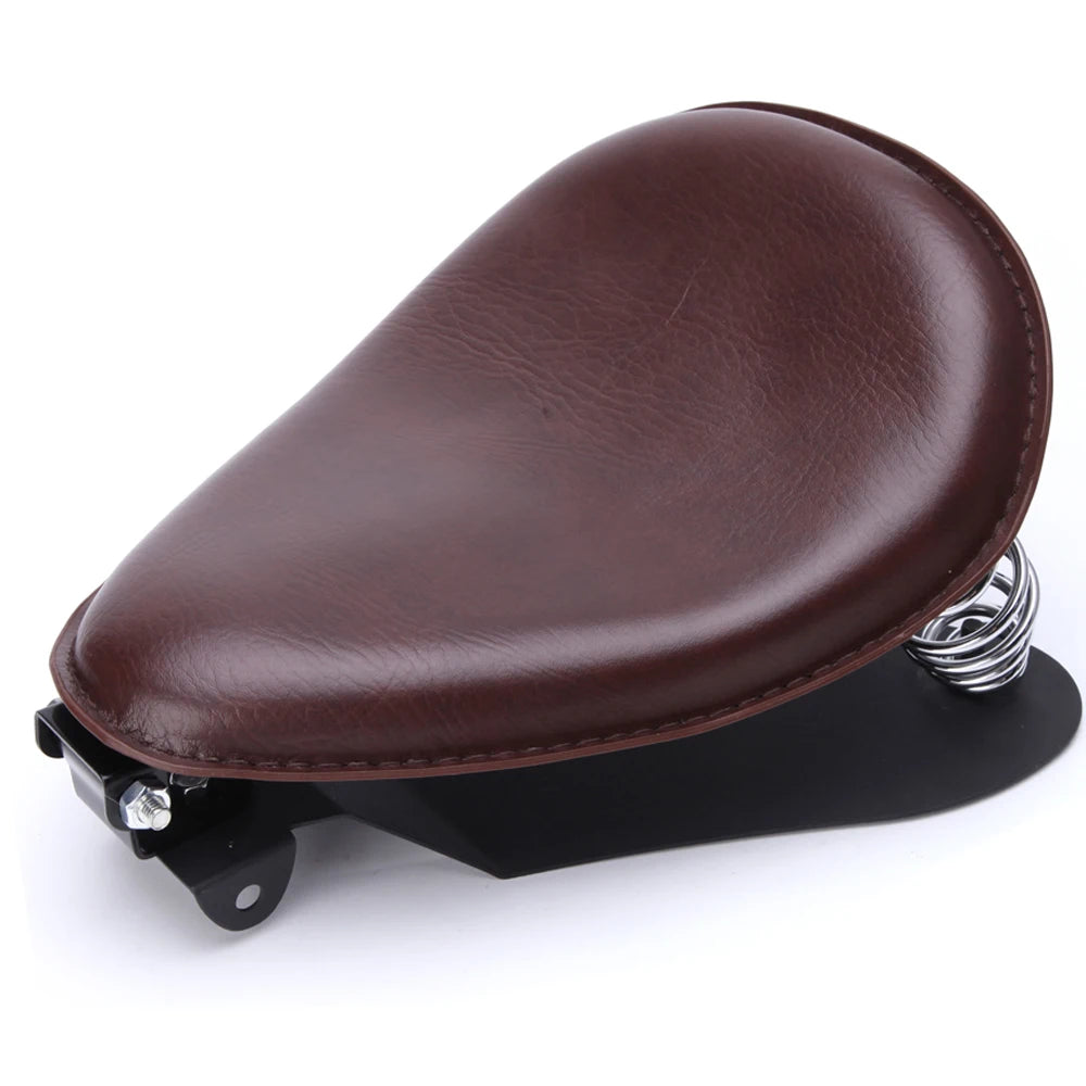 Universal Moto Bobber Motorcycle Solo Seat Chopper Saddle Vintage Cushion Parts For Harley Davidson Iron 883 Sportster Softail