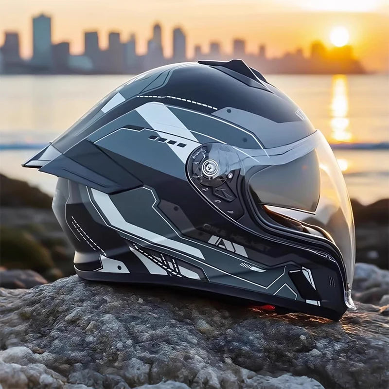 DOT Approved Full Face Motorcycle Helmet for Men And Women Downhill Racing Motorbike Riding Casco Capacete De Moto Kask