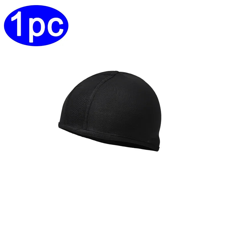 Motorcycle Helmet Inner Cap Hat Quick Dry Breathable Hat Racing Cap Under Helmet Beanie Cap Motocross Motor Helmet Hat 5/1pcs