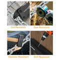 Heavy Duty Motorcycle Chain Lock 18mm Shackle 4FT x 10mm Thickness Security Chain with 3 Keys for Ebike Escooter Moped and Gate