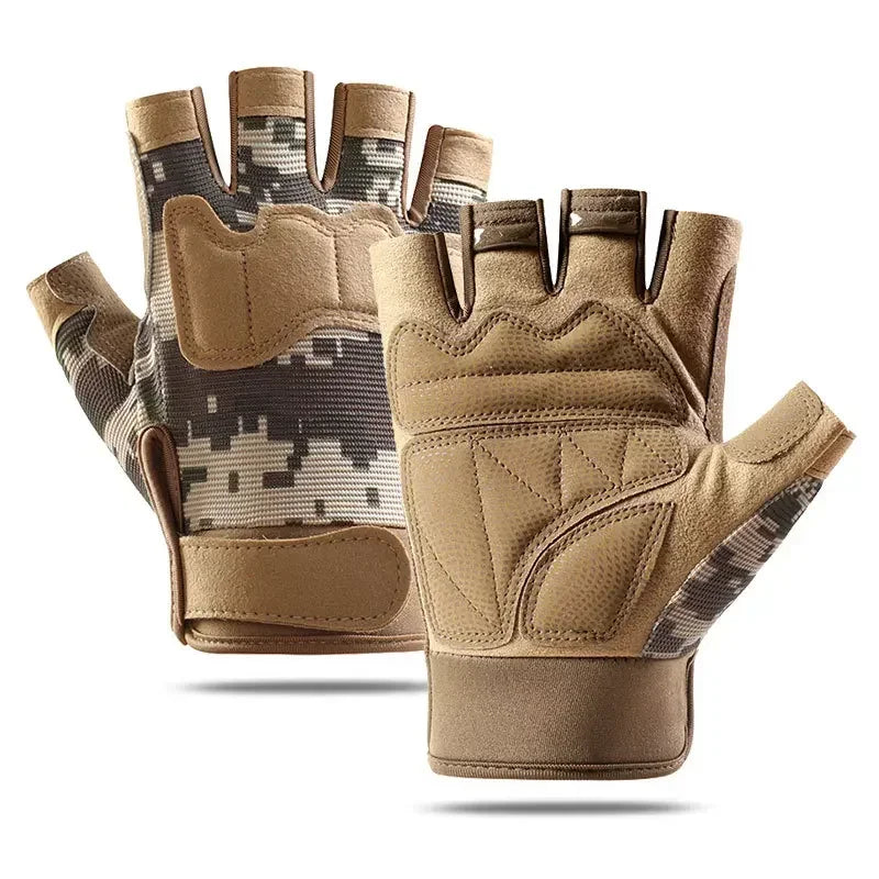 Tactical Gloves,Padded Lightweight Breathable Climbing Glove for Rock,Motorcycle,Climbing,Cycling,Tree,Sail,Outdoor Sports