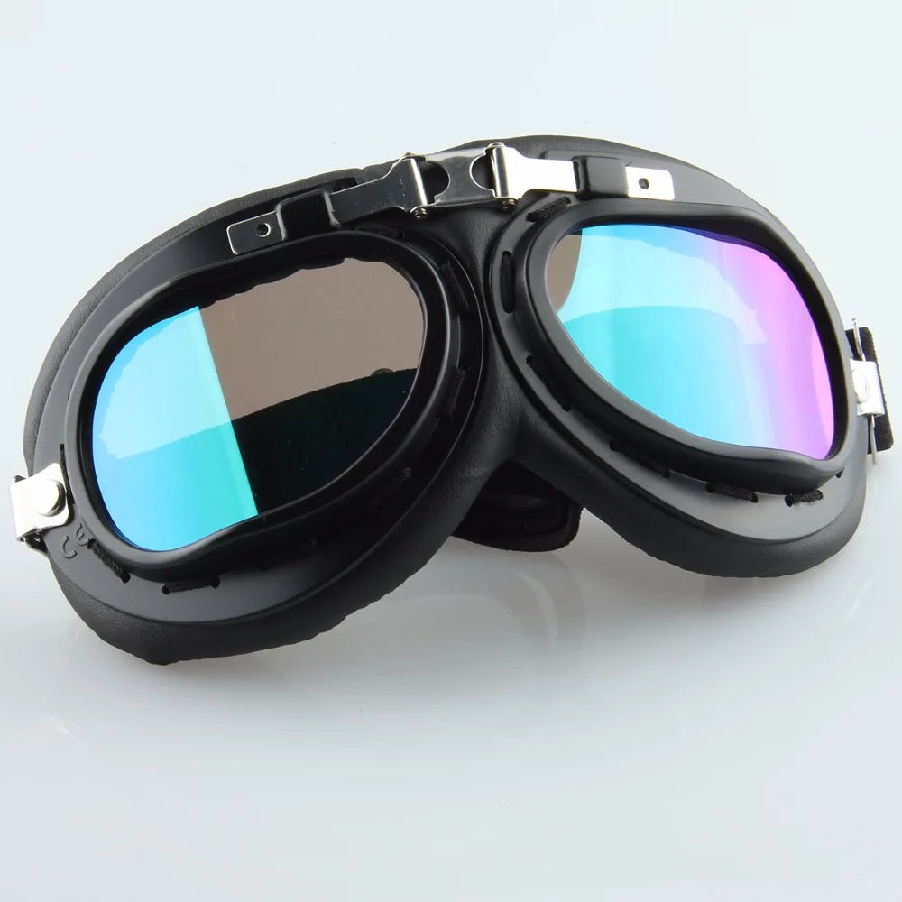 POSSBAY Safety Windproof Motorcycle Glasses Retro Motocross Goggles Eye Protection Cycling Outdoor Dirt Bike Riding Sunglasses