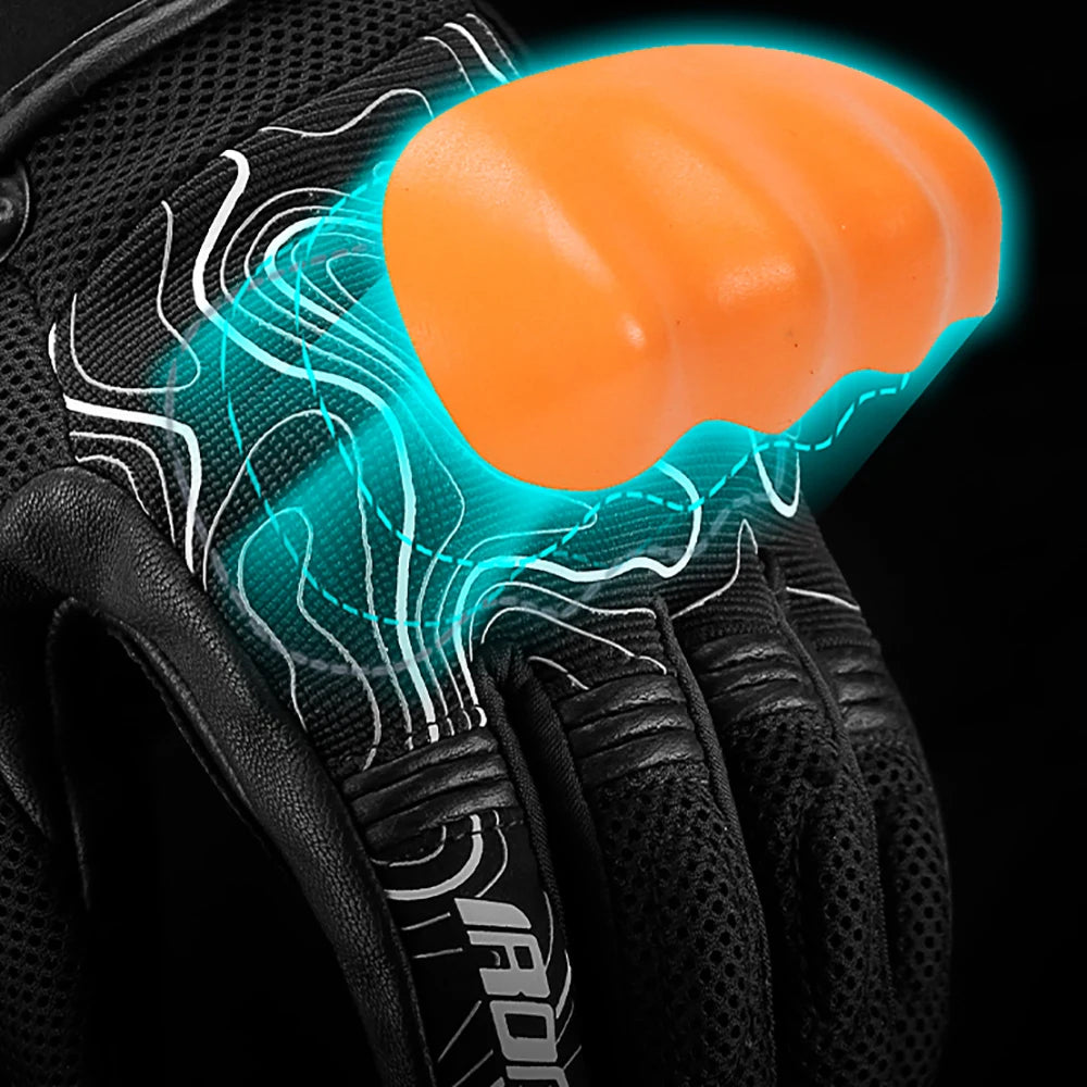 Summer Motocross Riding Racing Gloves Touch Screen Motorcycle Full Finger Protective Gloves Breathable Motorbike Non-slip Gloves