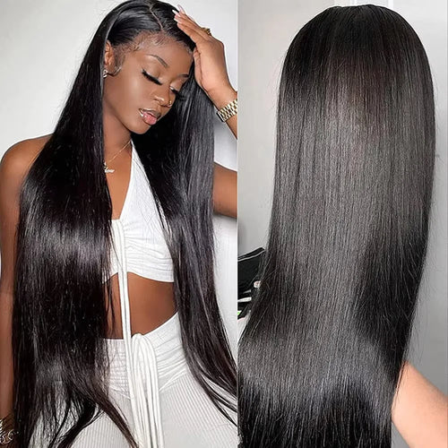 46 Inch 13x6 Bone Straight 13x4 HD Transparent Lace Human Hair Wigs Brazilian 360 Full Lace Front Wig Human Hair Wig For Women