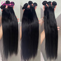 Queenlike 30 Inch Human Hair Bundles Brazilian Raw Hair Weave 1/3/4 Bundles Human Hair 26 28 30 Inch Straight Hair Extensions