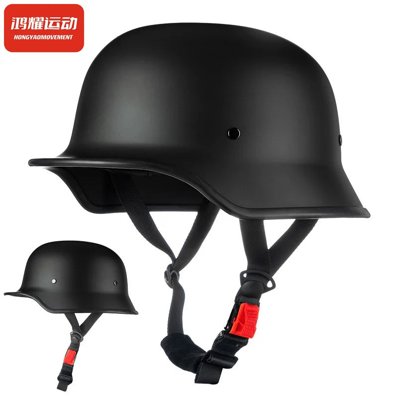Retro German Vintage Motorcycle Half Face Helmet Capacete De Moto Casco Moto Vintage Motorbike Accessory Capacetes de Moto