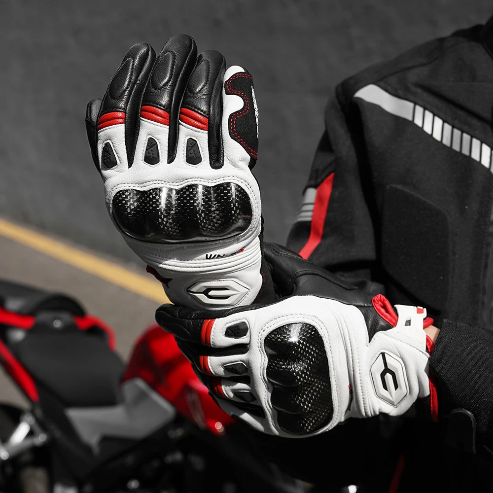 Motorcycle Gloves Winter Waterproof Motorbike Gloves Windproof Warm Glove Touch Screen Motocross Riding Gloves Reflective M-2XL
