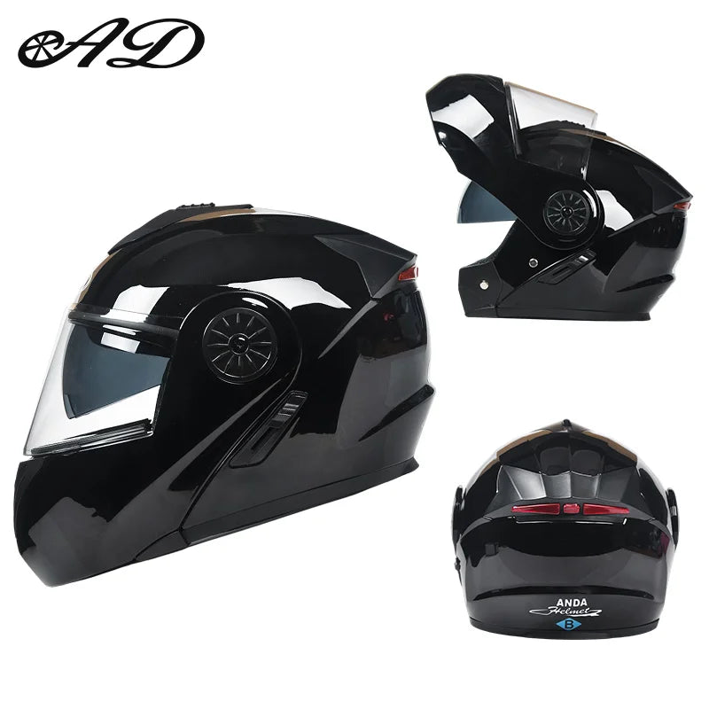 High Quality Unisex ABS Modular Portable Motorcycles Motocross Helmet New Generation Cascos Para Moto Motorbike Helmets Factory