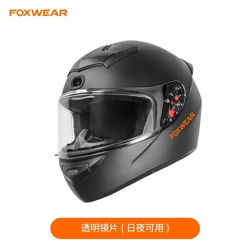 AI Intelligence Motorcycle Helmet with Camera and Bluetooth Headset Full Face Helmet Men Women Cascos Para Moto Four Seasons DOT