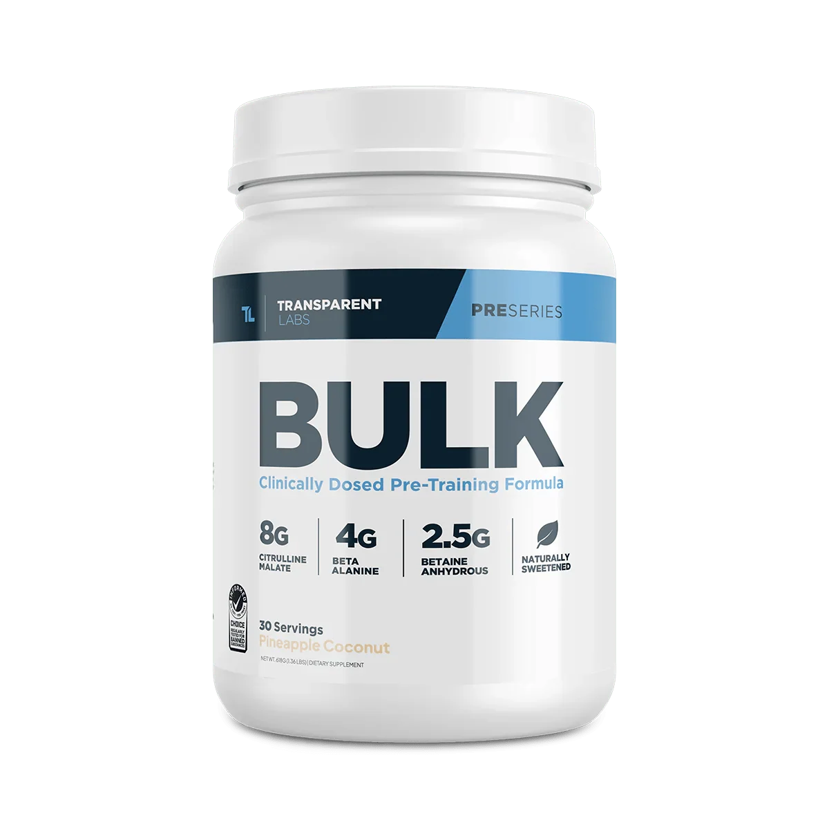 Transparent labs Bulk Pre-Workout -30 Servings