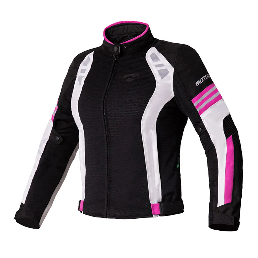 Motorcycle Suit Summer Chaqueta Moto Mujer Fall Prevention Motorcycle Clothes Wear Resistant Chamarra Motociclista Breathable Mo