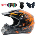 2019 New Flip Up Motorcycle Helmet Children motocross Off Road Helmet ATV Dirt bike Downhill MTB DH racing helmet.