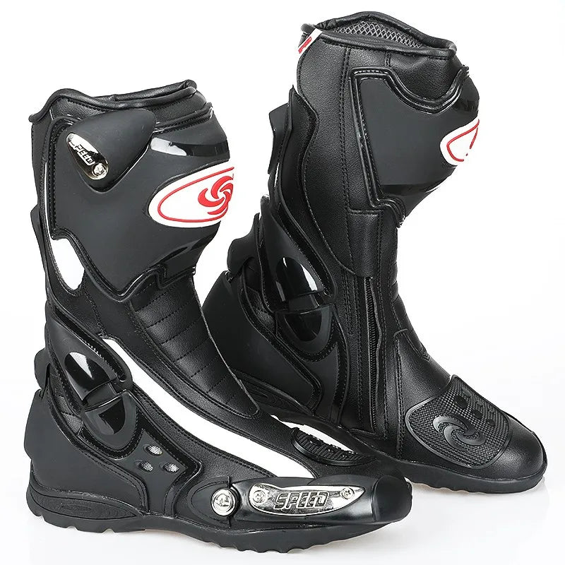 Riding Tribe Motorcycle Boots for Men Motocross Racing Boots Motorbike Shoes To Protect Motorcyclists Botas Moto B1001 B1002