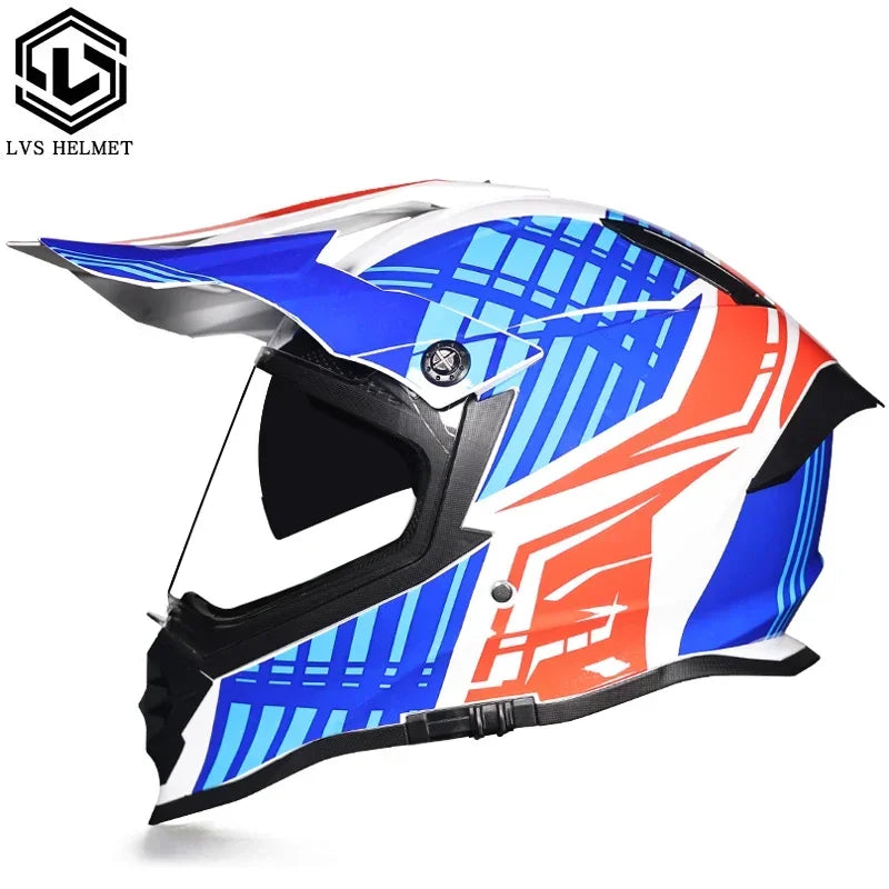 New Motorcycle Helmet Full Face Double Lens Off-Road Racing Helmet Four Seasons Cascos Para Moto Capacete De Moto DOT Casco Moto