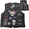 New Motorcycle Jacket Mens Sheepskin Leather Vest Biker Chaqueta Verano Moto Hombre Veste Jaqueta Motoqueiro Giacca Giacca Moto