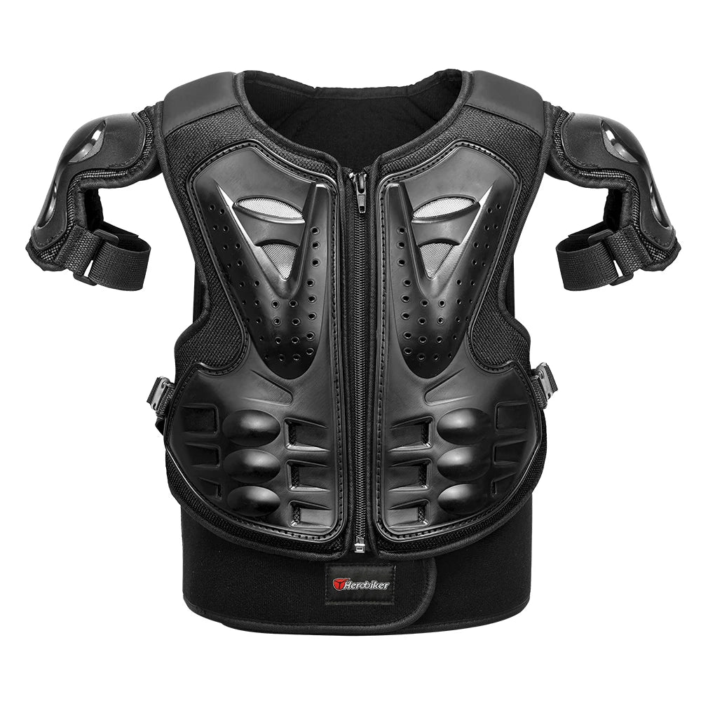 Motorcycle Armor Vest Protection Motocross Body Armor Jacket Protective Armors Riding Kneepads Moto Full Armor Children