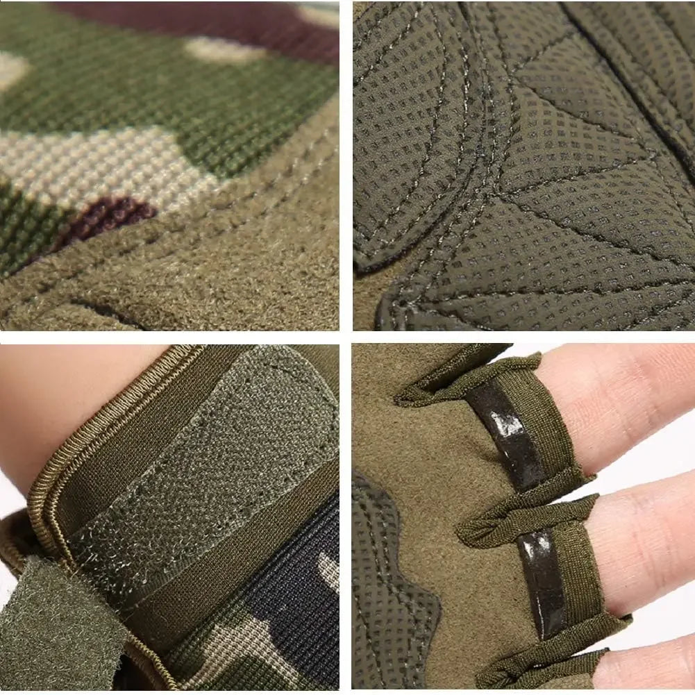 Tactical Gloves,Padded Lightweight Breathable Climbing Glove for Rock,Motorcycle,Climbing,Cycling,Tree,Sail,Outdoor Sports