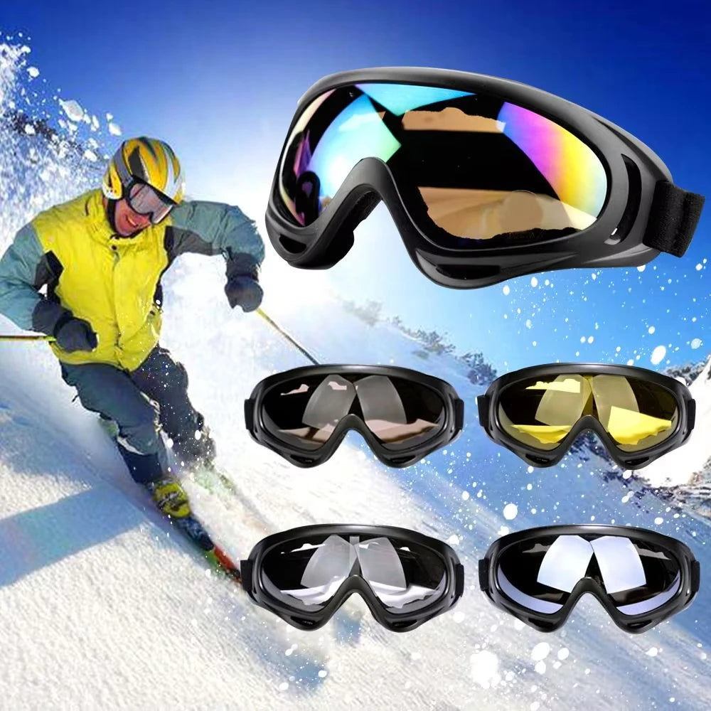 Outdoor Sports Winter Windproof Skiing Glasses Motorcycle Goggles Ski Goggles Dustproof Riding Sunglasses Eye Ware Anti-impact
