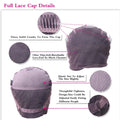 Amethyst Black Straight Short Pixie Cut Wig for Men Human Hair with Bangs Pre Plucked Full Lace Wig with Sideburns Pre Styled