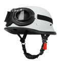 DOT Certification Motorcycle Half Helmet Anti-fall And Sun Cap Motorbike Helmet Fashion Vintage Moto Riding Safety Helmets S-2XL