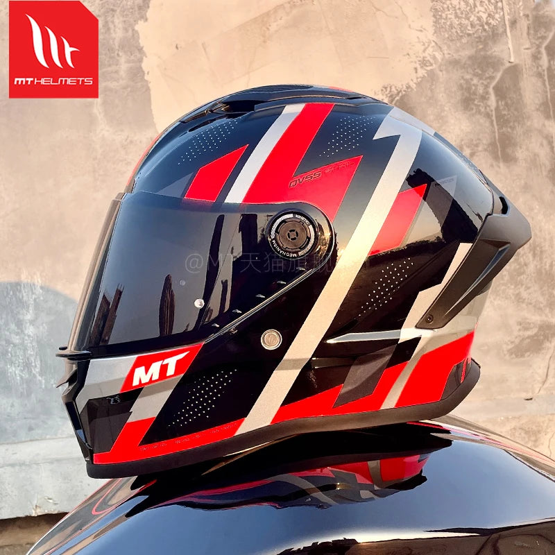 2025 MT Stinger 2 Motorcycle Helmet Full Face Dual Lens Helmet ECE DOT Certification Men Off-road Racing Casco Para Moto