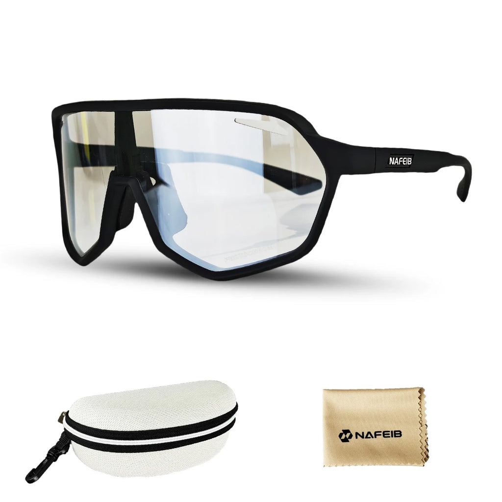 Automatic Photochromic Cycling Glasses Motorcycle Bike Riding Outdoor Sport Cycling Sunglasses Men Women Hiking UV400 Goggles