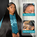 13x4 13x6 HD Transparent Bone Straight Lace Front Wig 200 Density Brazilian Lace Frontal Wigs 7x6 Glueless Max Lace Closure Wigs