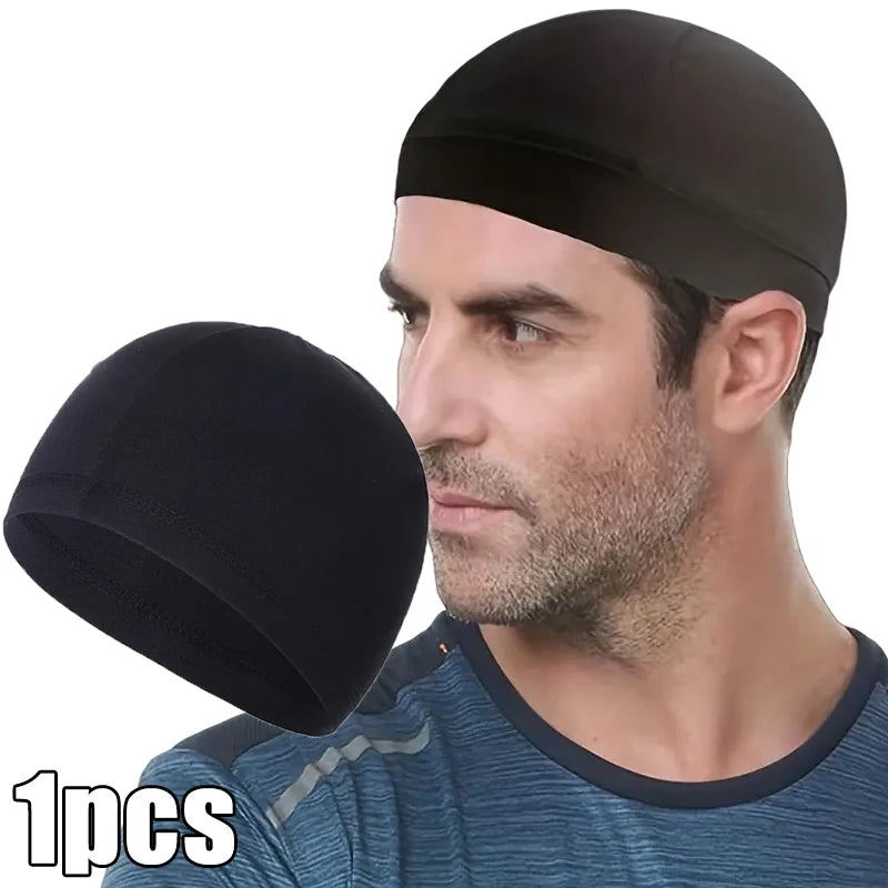 1/3pcs Motorcycle Helmet Inner Cap Hat Quick Dry Breathable Hat Racing Cap Under Helmet Beanie Cap Motocross Motor Helmet Hat