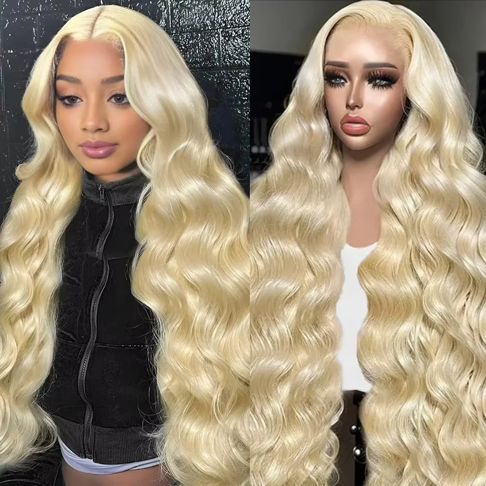 Blonde 613 Body Wave Human Hair Wigs 13x4 Hd Transparent 13x6 Lace Frontal Human Hair Wig Brazilian 220 Density Human Hair Wigs