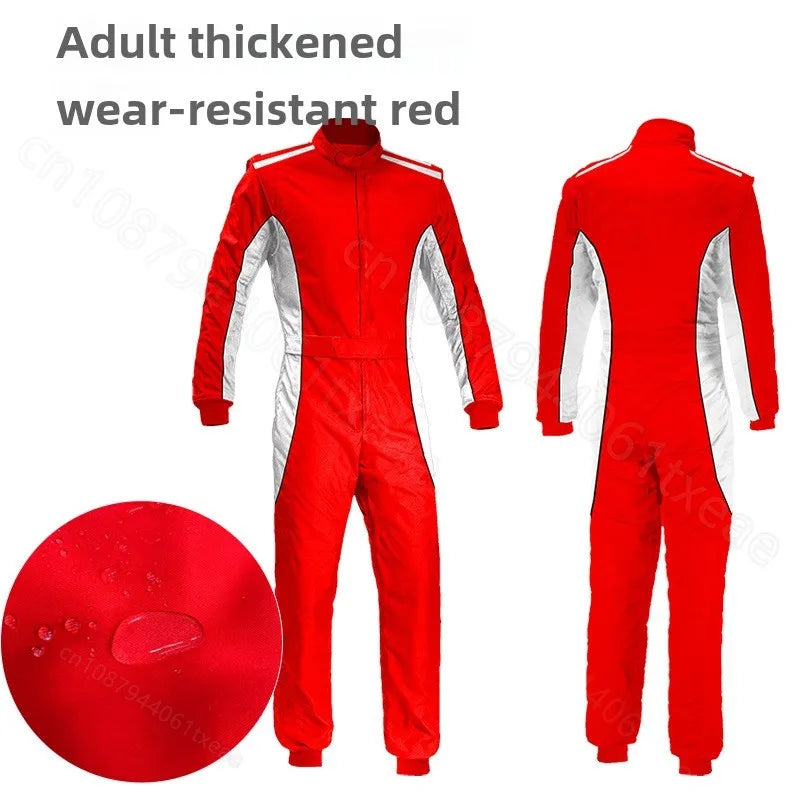 Off road beach bike winter wear-resistant thick go kart suit UTV rally drift race men's and women's couple jumpsuit moto jacket