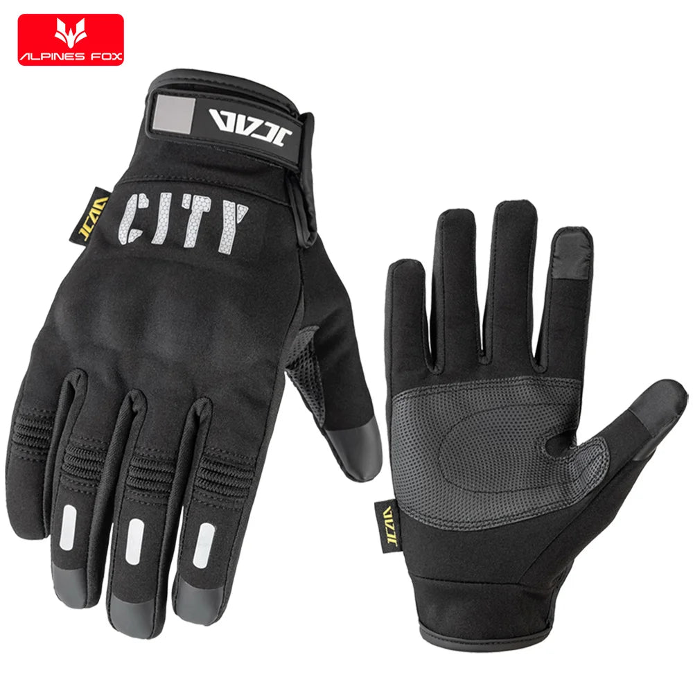 Spring Autumn New Motorcycle Gloves Windproof Motocross Riding Gloves Men Women Full Finger Touch Screen Moto Biker Glove