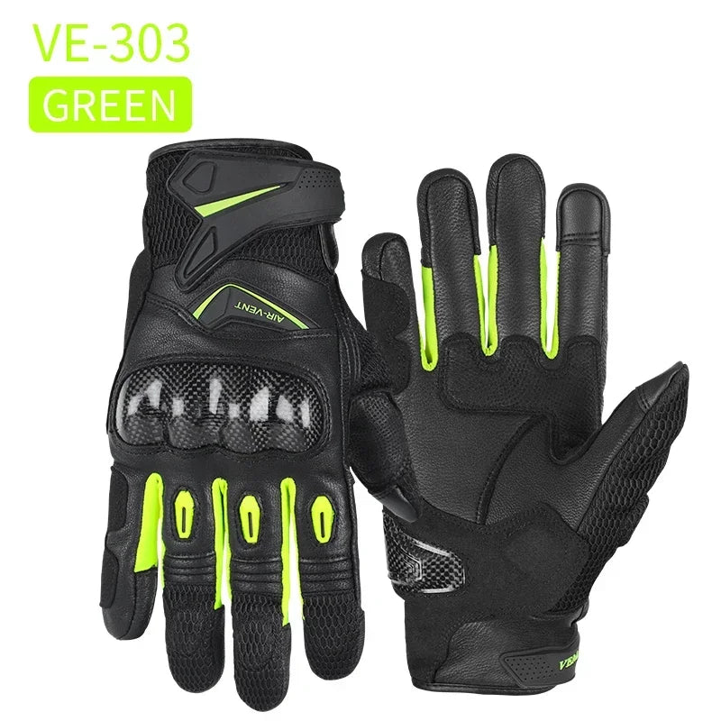Scoyco MC20 Motorcycle Gloves Carbon Fiber Accessories Breathable Moto gear Cycling Climbing Racing Riding Glove For Men & Women