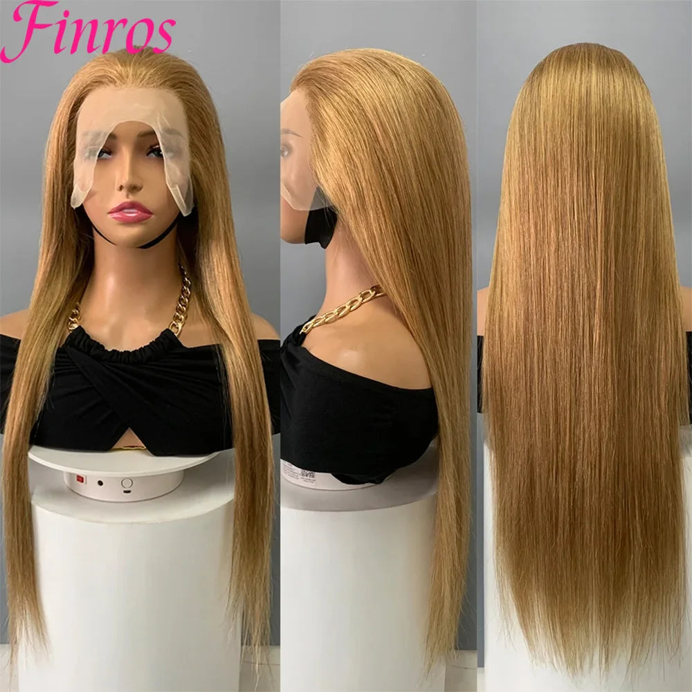 Highlight Ombre Bone Straight Wigs 13x6 Lace Frontal Wig Human Hair Blonde 40 Inch 13x4 Lace Front Human Hair Wig For Women